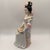 Beautiful Chinese porcelain depicting a Japanese Geisha inspired Asian lady playing a shougu (hand drum). Mid century...