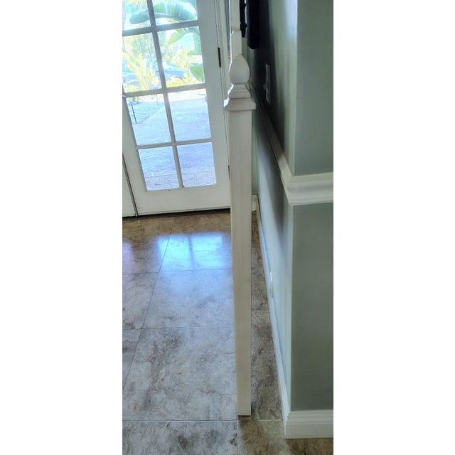 2000 - 2009 Ethan Allen Cottage / Coastal Headboard in Antique White (Full/Queen) For Sale - Image 5 of 8