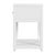 2020s Nora 21 in. W Rectangular Wood 1 Drawer Small Nightstand with Lower Open Shelf, Textured White For Sale - Image 5 of 8