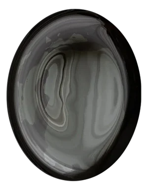 Dark Ghost Wall Mirror by Oom Glass