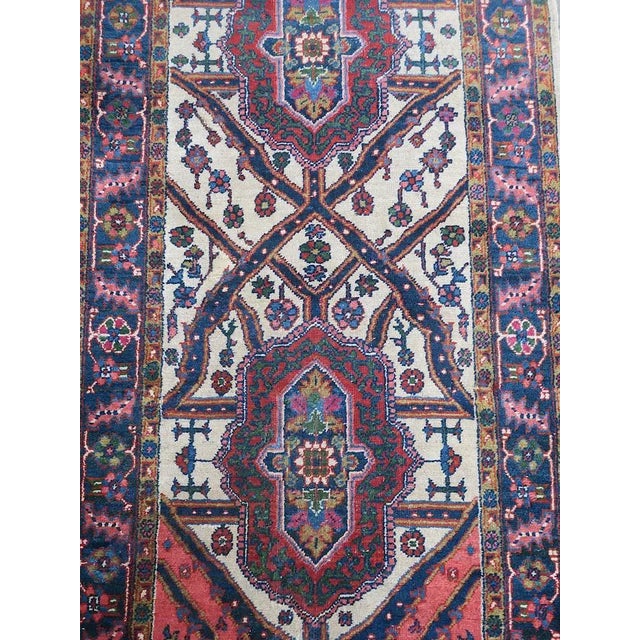 Long Vintage Heriz Runner Rug, 1920s-1930s For Sale - Image 4 of 9