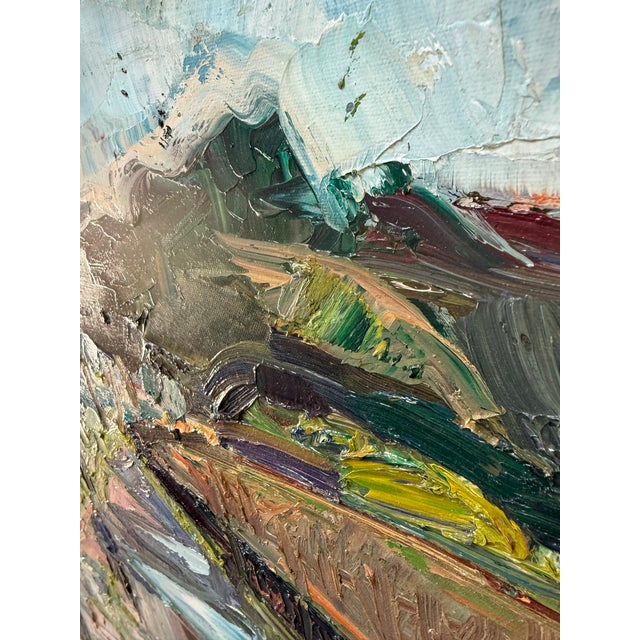 Original Oil on Canvas Painting Berkeley Landscape Hartman For Sale In San Francisco - Image 6 of 7