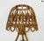 Mid-Century Modern Pair French Louis Sognot Rattan Table Lamps 1950s For Sale - Image 3 of 5