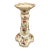 Dresden, Germany Hand Painted Floral With Gold Accents Porcelain Candlestick For Sale