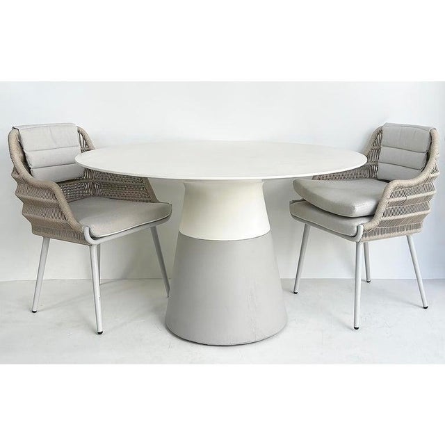 Mobital Maldives Dining Table, Solid Composit Surface Top, Concrete Polymer Base Offered for sale is the Mobital Maldives...