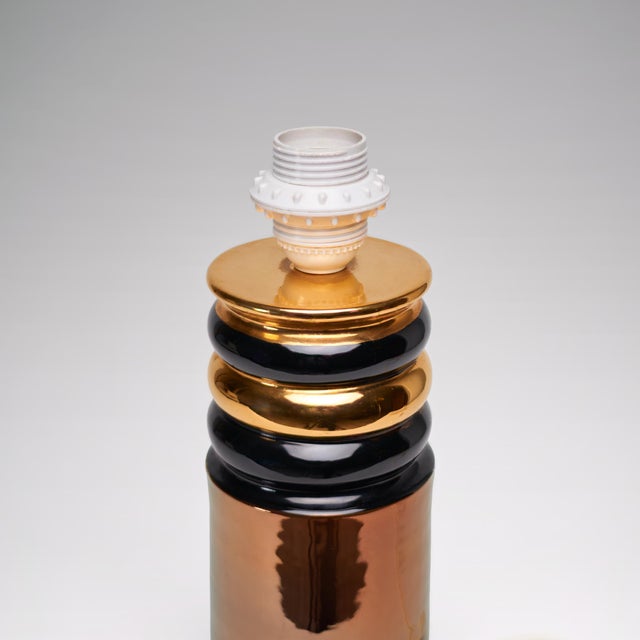 Bitossi Ceramic Table Lamp by Aldo Londi for Bitossi, 1960s For Sale - Image 4 of 4