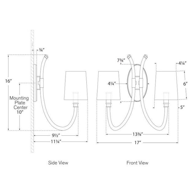 Modern Julie Neill for Visual Comfort Signature Clarice Double Sconce in Crystal & Antique-Burnished Brass with Linen Shades For Sale - Image 3 of 3