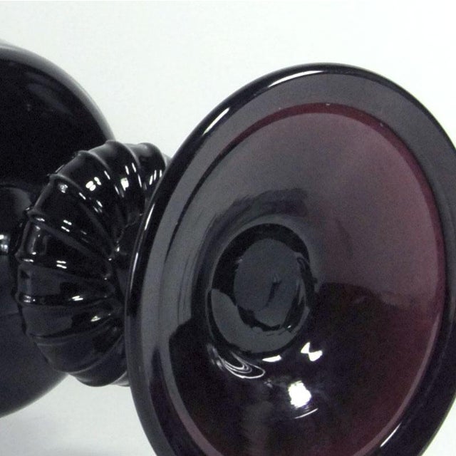 Purple Italian Murano Glass Vase, 1960s For Sale - Image 8 of 10