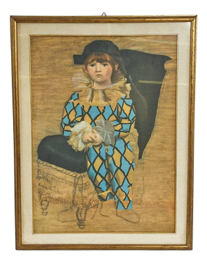 Picasso, Paulo Dressed as Harlequin, 2000s, Canvas
