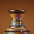 Vintage Chinese Gilt Cloisonné Peony Vase (Jingtai Lan) - 1300g For Sale In Los Angeles - Image 6 of 9