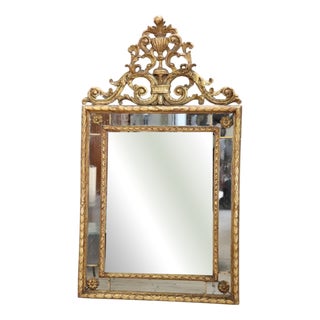 Wall Mirror in Gilt Wood, Early 1900s For Sale
