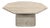 Italian Travertine Coffee Table, 1980s For Sale