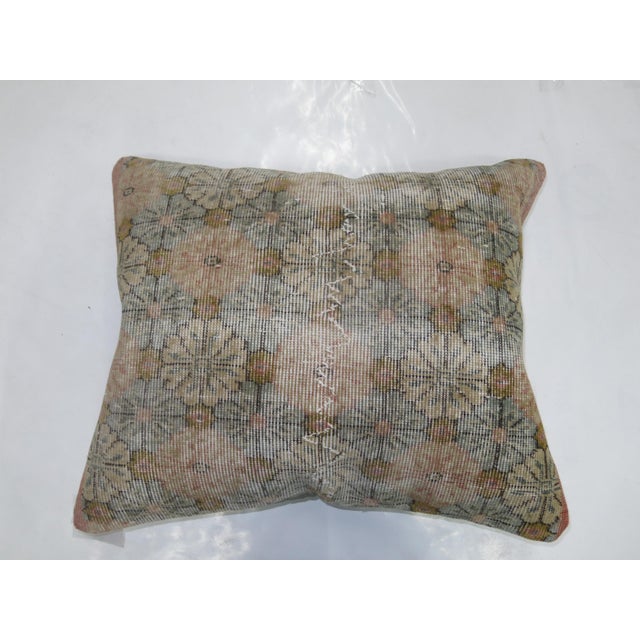 Zabihi Collection Large Floral Turkish Pillow For Sale In New York - Image 6 of 6