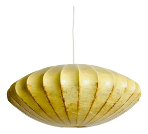 Mid-Century Modern Saucer Cocoon Pendant Lamp, 1960s