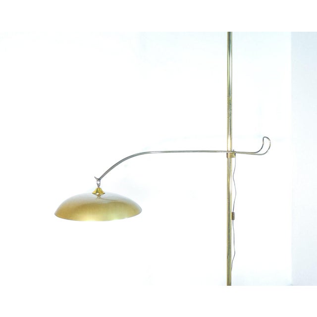 Vintage Italian Brass Floor Lamp, 1940s For Sale - Image 11 of 18