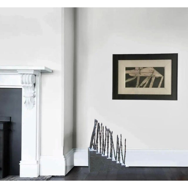 Contemporary 1980s Important Abstract Expressionist Cast Bronze Sculpture by Artist Mary K. Seyfarth, 20” High For Sale - Image 3 of 13