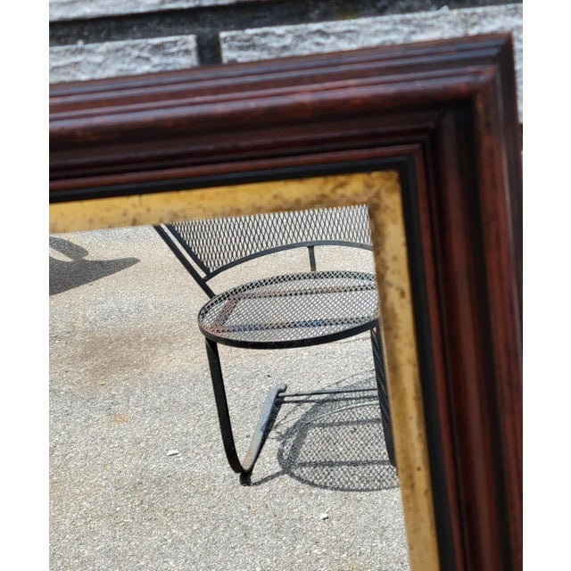 Antique 19th Century American Walnut Mirror Federal Style Gold Gilt Frame For Sale - Image 11 of 18