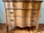 Antique 1900’s Atlas Furniture Co. Tiger Oak Serpentine Dresser With Tilting Beveled Mirror and Bail Pull Handles For Sale - Image 9 of 17