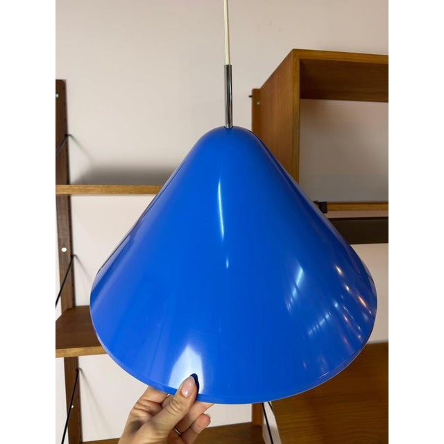 Model Apollo Hanging Lamp Blue Plastic from Nordisk Solar For Sale - Image 9 of 11