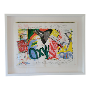 James Rosenquist "Long Into the Night We Drink" 1964, Framed