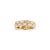 18k Yellow Gold 4.84ct Oval Lab Diamond North South Double Eternity Band Ring, Size 6.5 For Sale In Houston - Image 6 of 8