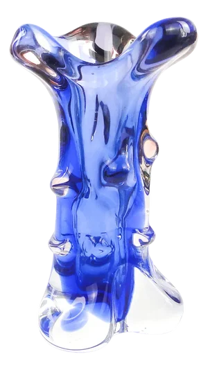 Vase by J. Hospodka for Chribska Glassworks, Czechoslovakia, 1960s