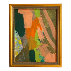 "Paved With Leaves" 2024 Framed Painting by Jessalin Beutler