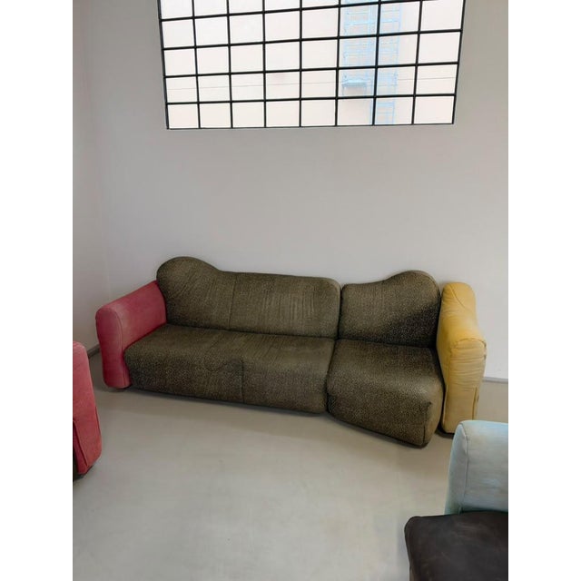 Cassina Cannaregio Modular Sofa by Gaetano Pesce for Cassina, 1980s, Set of 6 For Sale - Image 4 of 9
