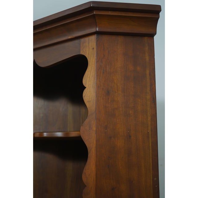 1970s Stickley 2 Piece Cherry Country French Corner Cabinet For Sale - Image 15 of 18