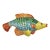 Italian Fish Ceramic Wall Plaque & Hook For Sale