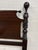 Antique Twin Size Traditional Style Solid Mahogany Poster Cannonball Bed For Sale In Kansas City - Image 6 of 10
