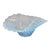 Vintage Duncan Miller Blue Opalescent Glass Central Bowl For Sale