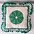 Quilt Square Ruffle Pillow For Sale - Image 9 of 9