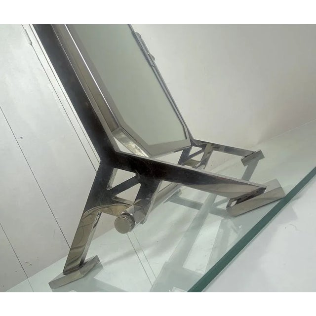 Tilting Vanity Mirror in Art Deco Style, 1940s For Sale - Image 14 of 17