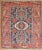 Red Antique Zabihi Collection Navy Heriz Accent Rugs - A Pair - 4'10" x 6'1" For Sale - Image 8 of 12