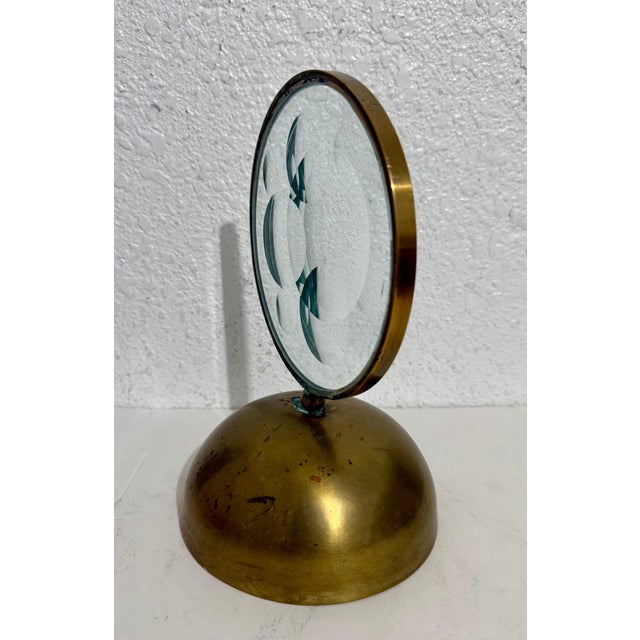 Feliciano Béjar, Feliciano Bejar Magiscope Kinetic Op Art Sculpture Mexican Avant Garde Glass Art For Sale - Image 9 of 16