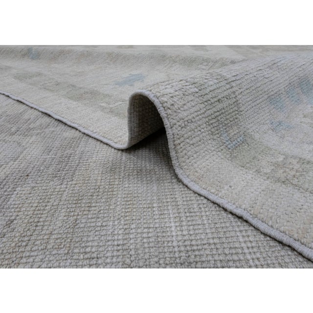 Textile Turkish Oushak Rug 8'7" x 10'4" For Sale - Image 7 of 8