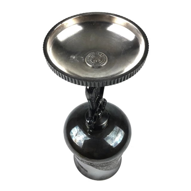 Antique Rogers Bros Wine Vessel Silver Plate Stemware For Sale - Image 9 of 12