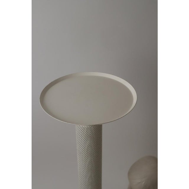 1980s White Perforated Metal Floor Lamp from Ikea, 1980s For Sale - Image 5 of 18