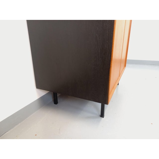 Vintage Scandinavian Teak and Metal Wardrobe, 1960s For Sale - Image 3 of 15