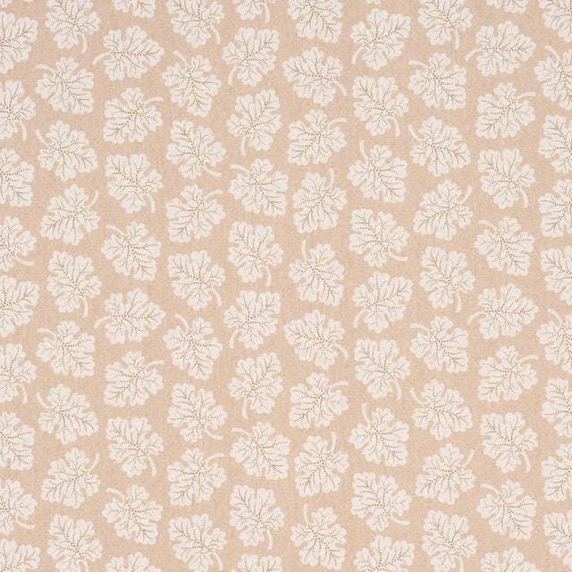 SAMPLE - Schumacher X Rita Konig Olive Fabric In Neutral For Sale