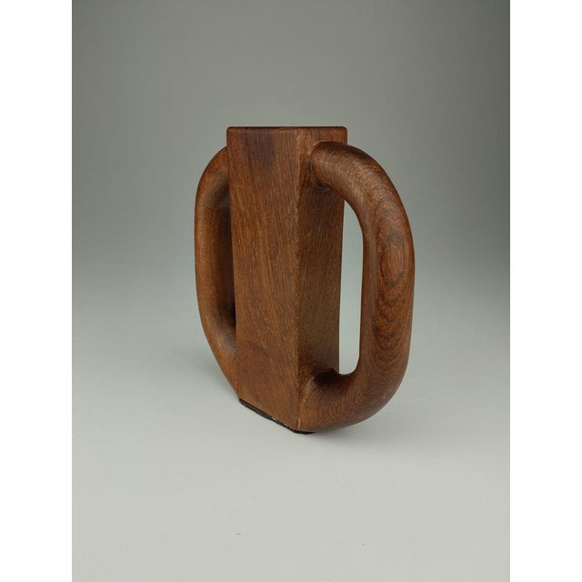 Mid-Century Teak Vase, 1960s For Sale - Image 5 of 8