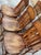 Hold for Xavier - Antique Rustic Arts & Crafts Dining Chairs - Set of 6 For Sale - Image 4 of 12