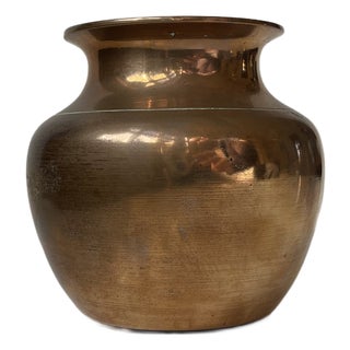 Scandinavian Art Deco Vase in Bronze, 1930s For Sale