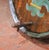 19th Century French Painted Oak Wine Barrel Front With Fleur-De-Lis Decor For Sale - Image 4 of 8