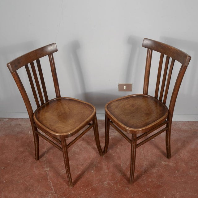 Vintage Wooden Chairs from Luterma, Estonia, 1940s, Set of 2 For Sale - Image 11 of 18