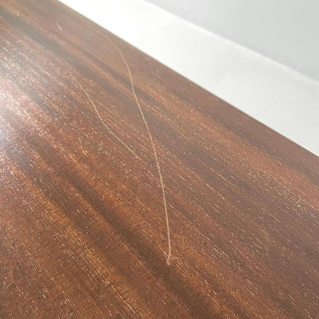 Italian Art Deco Wooden Coffee Table with Semicircle Legs, 1930s For Sale - Image 9 of 14