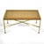 Mid-Century Modern Paul McCobb Brass & Cane Bench For Sale - Image 3 of 9