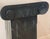 Early 20th Century Black Marble Veneer Plinth, Pedestal in the Style of Grosfeld House With Scroll Motifs & Neoclassical Ionic Fluted Column Details For Sale - Image 10 of 12