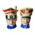 Vintage Royal Orleans Napoleonic Military Head Vases - A Pair (Jg) For Sale